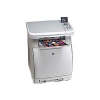 HP Color LaserJet CM1017 MFP - Multifunction ( printer / copier / scanner ) - color - laser - copying (up to): 8 ppm (mono) / 8 ppm (color) - printing (up to): 8 ppm (mono) / 8 ppm (color) - 250 sheets - Hi-Speed USB, 10/100 Base-TX - remarketed