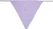 Playboy Bunny Rhinestone Logo Lavender Thong for women - Large