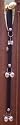 Poochie Training Bells Chocolate Brown Designer Doggie Doorbell 95% Success Rate !!