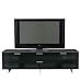 Kitchen & Housewares : BDI Avion Series 8529 / 8539 77"-wide lowboy audio/video cabinet Black