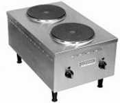 Cecilware Hot Plate Countertop 2 Burner 15inx25inx13in EL-24SH