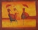 3 ladies Oil Painting on Canvas Hand Made Replica Finest Quality 20in X 24in