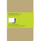 Set of 3 Plain Notebook Moleskine Cahier Journal Kraft XLarge Book 3 pack