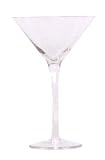 Clear Stemware Martini Glass 8oz 8"H Set / 4