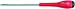 Wiha 51025 Slotted Screwdriver With Dynamic Handle, 2.5 X 75mm