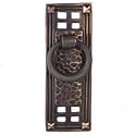 Arts & Crafts Collection Hammered Vertical Bin/Bail Pull