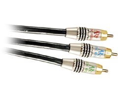 Acoustic Research PR190N Component Video 3 pc Red/Blue/Green w/males ends (3 feet)