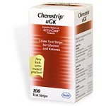 Chemstrip uGK Urine Test Strips for Glucose and Ketones, 100