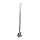 Vestil BOL-FD-36-G Galvanized Folding Bollard, Steel, 1-3/4" Diameter, 42" Extended Height