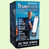 TrueTrack Test Strips Box of 50 TrueTrack Test Strips Box of 50