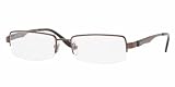 RAY BAN 6156 RB6156 2511 BROWN METAL SEMI RIMLESS FRAME EYEGLASSES GLASSES EYEWEAR