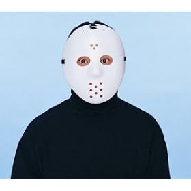 Hockey Mask Adult Halloween Costume Accessory (D34201)
