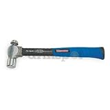 Westward 2DBR3 Ball Pein Hammer, 16 Oz, Fiberglass Handle