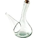 Hand-Blown Glass Porron Wine Pitcher