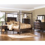21QH3m TbzL. SL160  Key Town Canopy Bedroom Set by Ashley Furniture