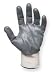 Condor 5AJ53 Glove, Nitrile, White/Gray, Size S, Pr