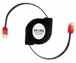 Cables Unlimited ZIP-DATA-RJX5 ZipLinq Retractable Crossover CAt5e Gigabit Network Cable
