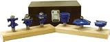 6pc Cabinet Router Bit Set
