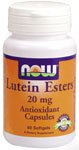 Lutein Esters by NOW Foods - (20mg - 60 Softgels)