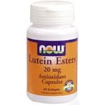 Lutein Esters by NOW Foods - (20mg - 60 Softgels)