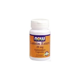 Lutein Esters by NOW Foods - (20mg - 60 Softgels)