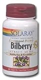 Bilberry Extract 60 mg by Solaray 60 Capsules
