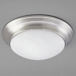 Progress Brushed Nickel Avalon Flush Mount Ceiling Light by Progress
