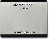 ���꡼��ϥ��� USB2.0�б� 4�ݡ��ȥ���ѥ���HUB ����ߥ��������� GH-UHC204AS