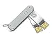 Victorinox Swiss Army Slim Flight 128GB, Silver (2 x 64GB)