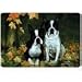 boston terrier - Boston Terrier Pet Placemat Feeding Mat