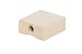 Tools & Hardware : 8C RJ45 SINGLE SURFACE BOX ALMOND