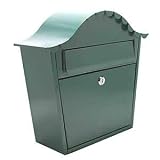 Review Garden Style  / Outdoor Wall Post Box Letterbox with Secure Lock and 2 Keys, in Green