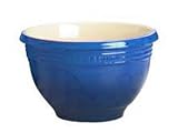 Le Creuset Stoneware Medium Mixing Bowl, Cobalt Blue