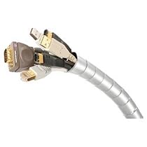 Monster CIT MWH-8 Medium Diameter White Cable-It Wire Management System (8 feet)