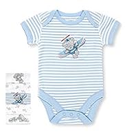 5 Pack Pure Cotton Tatty Teddy & Plane Print Bodysuits