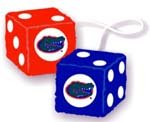 Official NCAA Licensed College Team Spirit Fuzzy Dice shape Mirror Danglers - Florida Gators