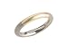 Jewelry : 0105-02 Boccia Titanium Thin Ring, w/Gold