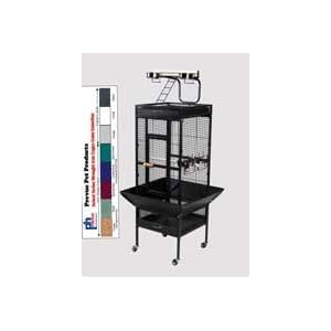 Select Wrought Iron Cockatiel Cage - Garnet Red - 18