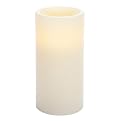LED Flameless Candle with Timer - Bone (3x6")