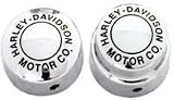 Chrome -Rear Axle Nut Cover Kit-H-D Motor Co. Collection