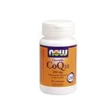 Now Foods CoQ10 w/ Vitamin E, 90 Lozenges / 200 mg( Five Pack)