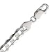 14k White Gold 22 Inch X 7.1 mm Curb Chain Necklace