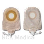 Premier Urostomy 9" Pouch with Pre-Cut Flextend Barrier - 1" Stoma - Transparent - Box
