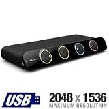 SOHO 4-Port KVM Switch; VGA & PS2/USB
