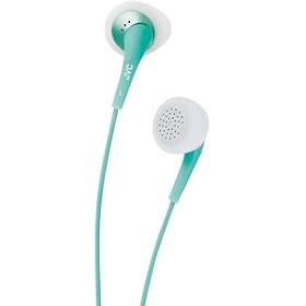 JVC HAF240G Gumy Air-Cushion Earbuds (Green)