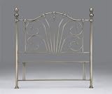 Jessica 4'6 Double Antique Brass Metal Headboard