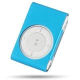 TeckNet MT-066 Boitier en métal pour iPod Shuffle 2e Génération - Bleu