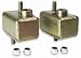 Motor Mounts 3/16 in. Grade 8 Studs Zinc And Yellow Chromate Plated Steel 2 Per Pack