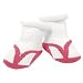 Elegant Baby Hot Pink Flipflop Booties Socks- 0-6 months