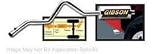Gibson Exhaust 316514 Cat-Back Exhaust System - Gibson Diesel Single Side Exit Exhaust Systems Exhaust System - Single Side - Cat-Back - Steel - Aluminized - Dodge - Ram 2500 Pickup 2003-05 - 5.9L - Kit